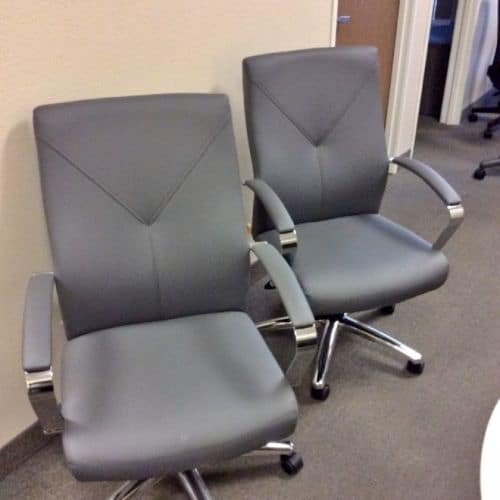 Set Of Office Chairs, Lightly Used