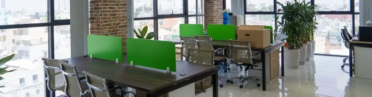 Office Desks with separation panels